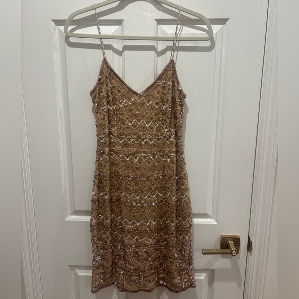 Theia Beaded Dress